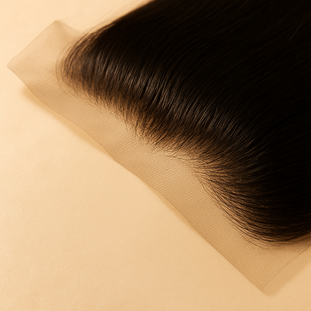 Transparent HD lace front, melt-ready hairline